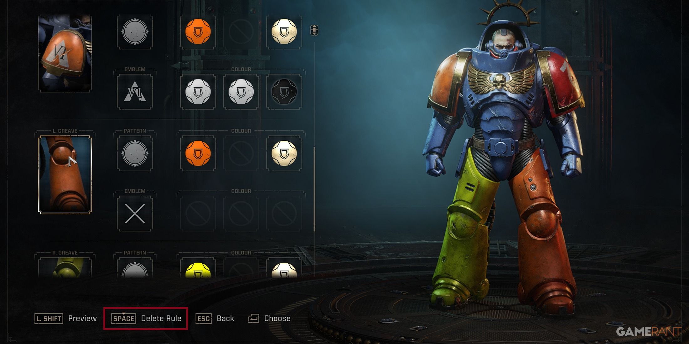 Warhammer 40,000: Space Marine 2 - Cómo personalizar la armadura