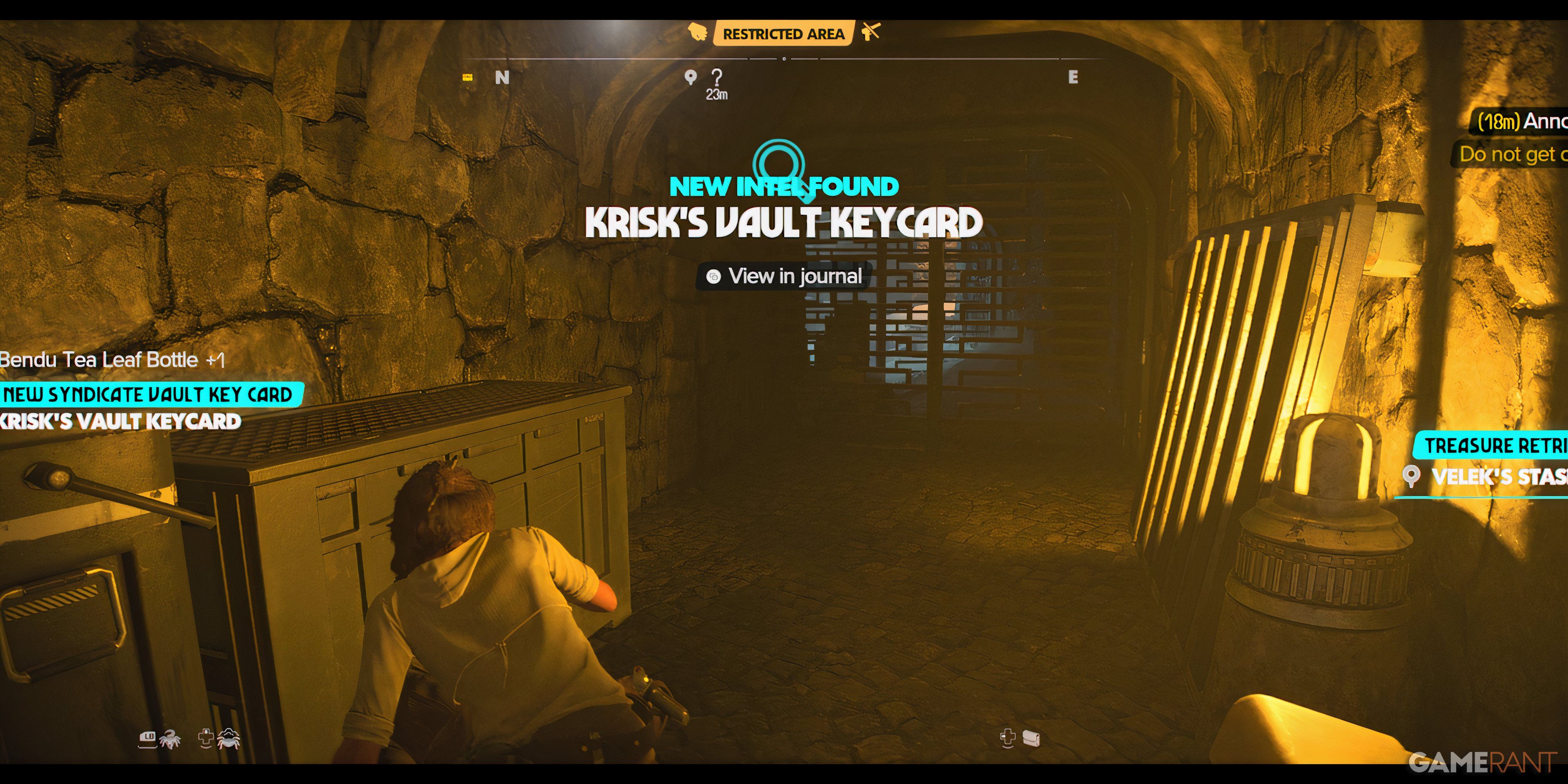 the krisk keycard in star wars outlaws for the ashiga clan vault.