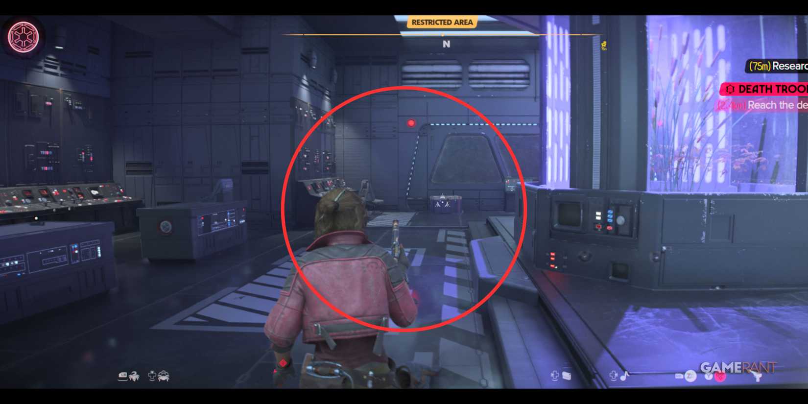 the first treasure in research station 57 of star wars outlaws.