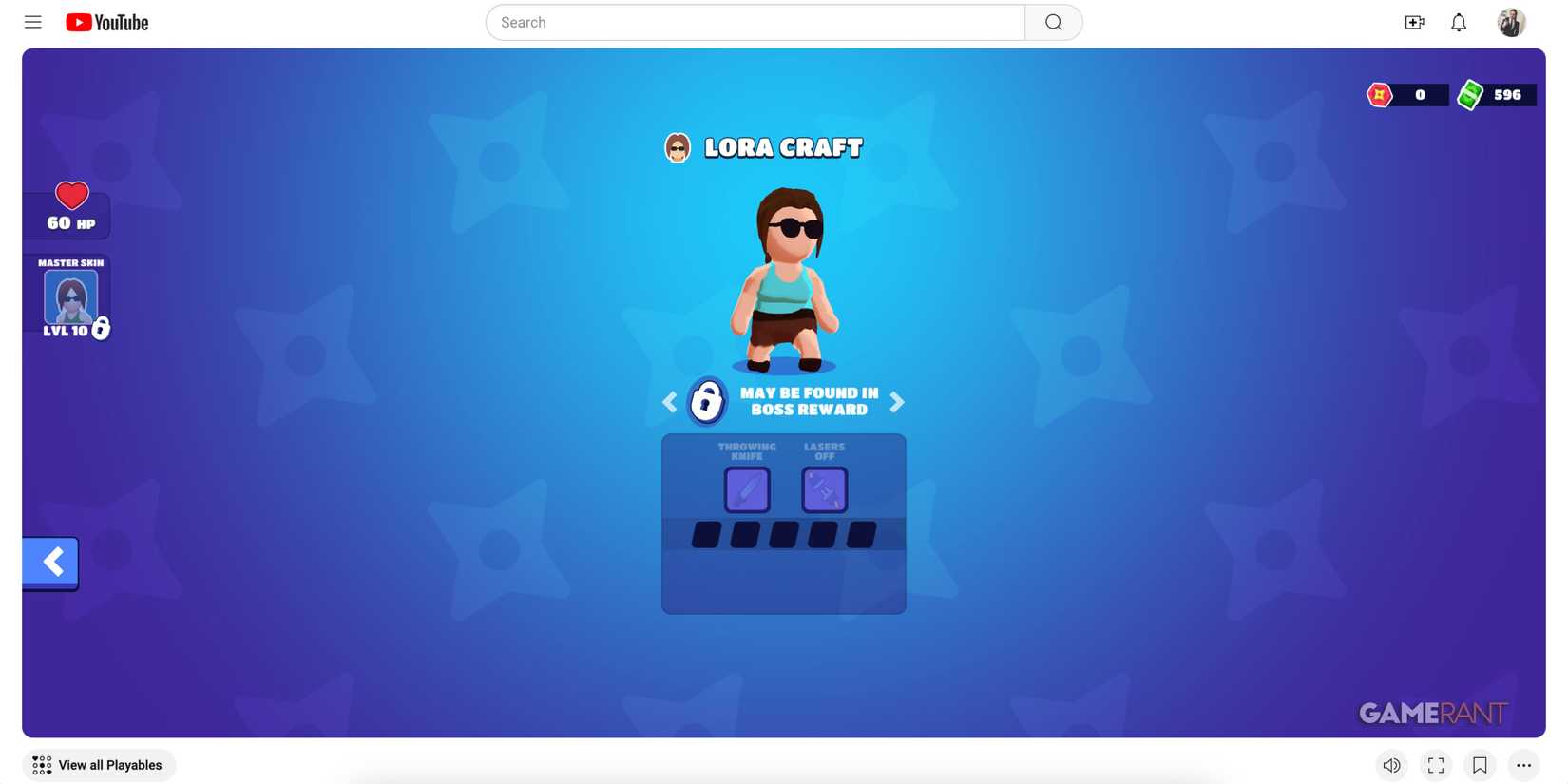 stealth master gameplay on youtube playables.