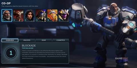 stormgate co-op character page