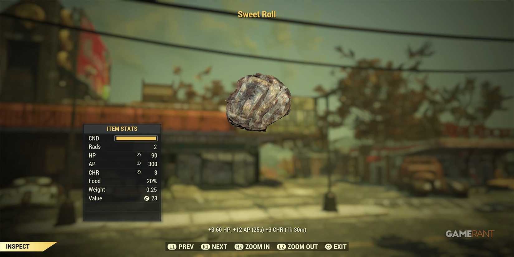 Sweet Roll In Fallout 76