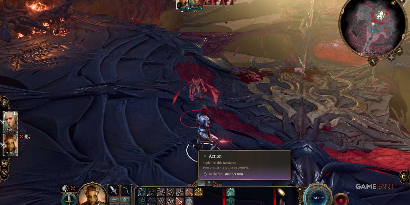 Tactical combat with the 'Pathfinder2ndedition' mod, bringing Pathfinder mechanics to Baldur's Gate 3.