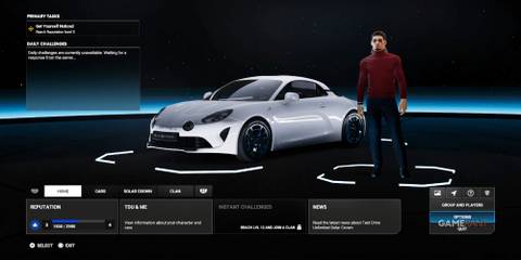Test Drive unlimited Solar Crown Pause menu