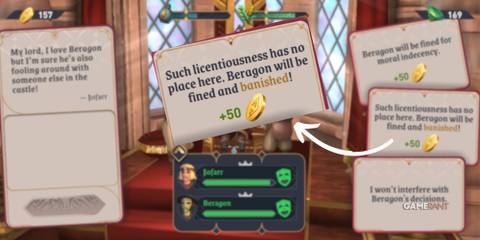 banishment decision in the elder scrolls castles.