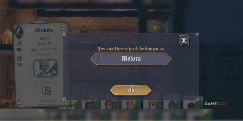 renaming a character in the elder scrolls castles.