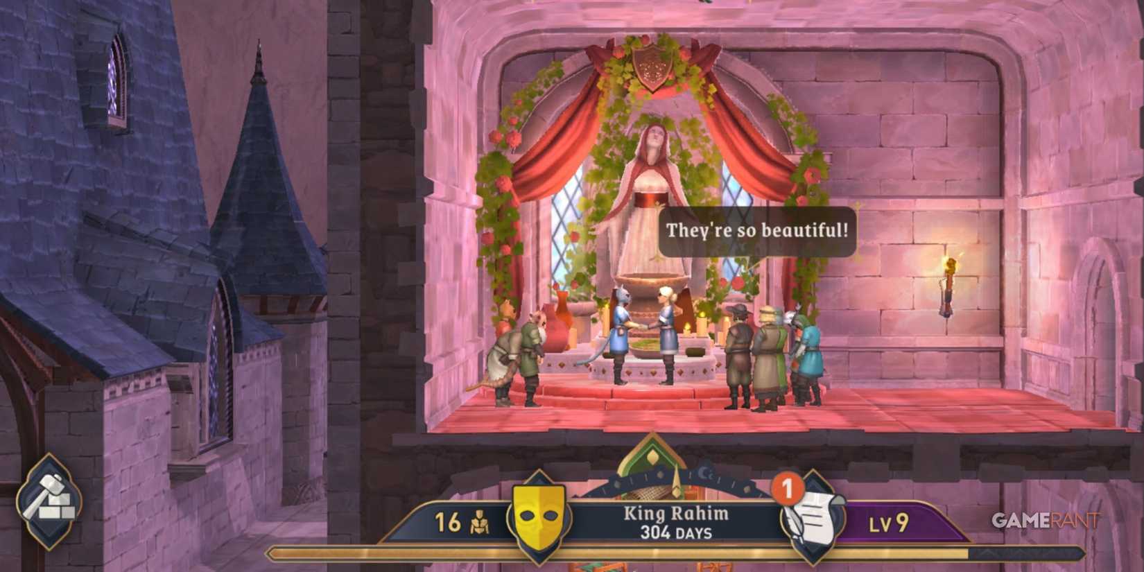 the marriage ceremony in the elder scrolls castles.