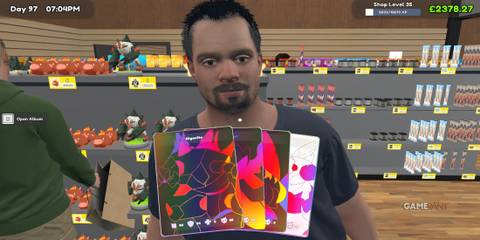 Trading Cards With Customers