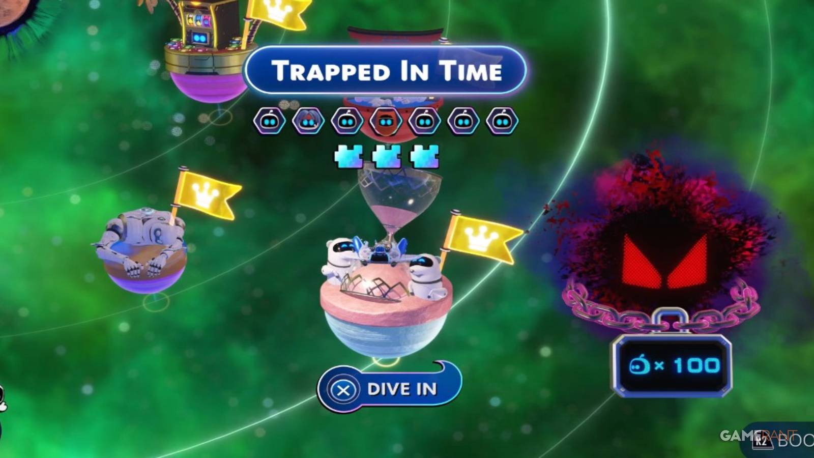 trapped in time 100 percent complete astro bot puzzles and bots (1)
