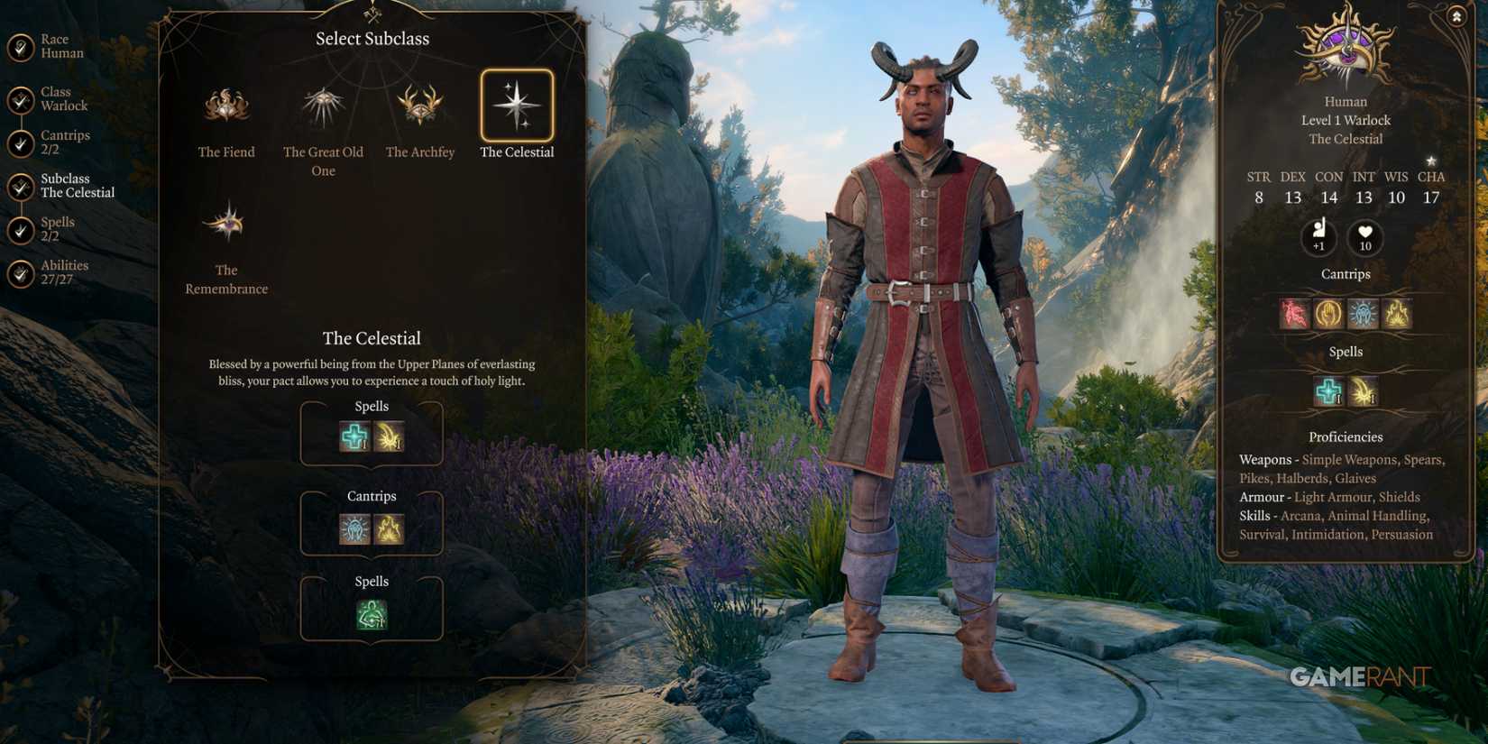 Wyll using The Celestial subclass mod in Baldur's Gate