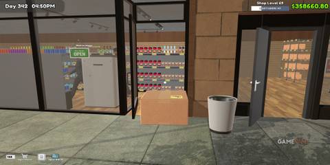A Box Blocking The Door In TCG Card Shop Simulator