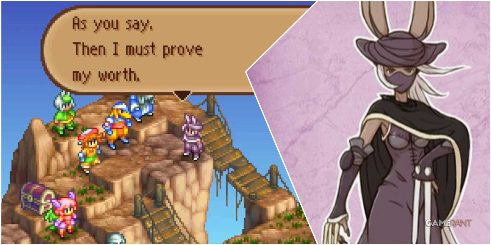 A Collage Showing Game Stills & Key Art Of Veis From Final Fantasy Tactics Advance 2