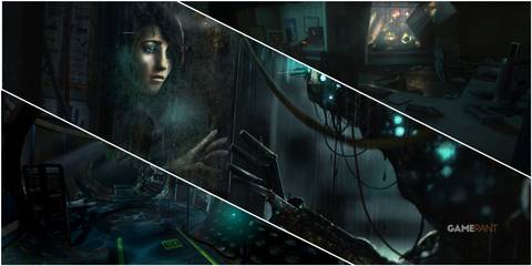 A Collage Showing Key Art & Key Frames From SOMA