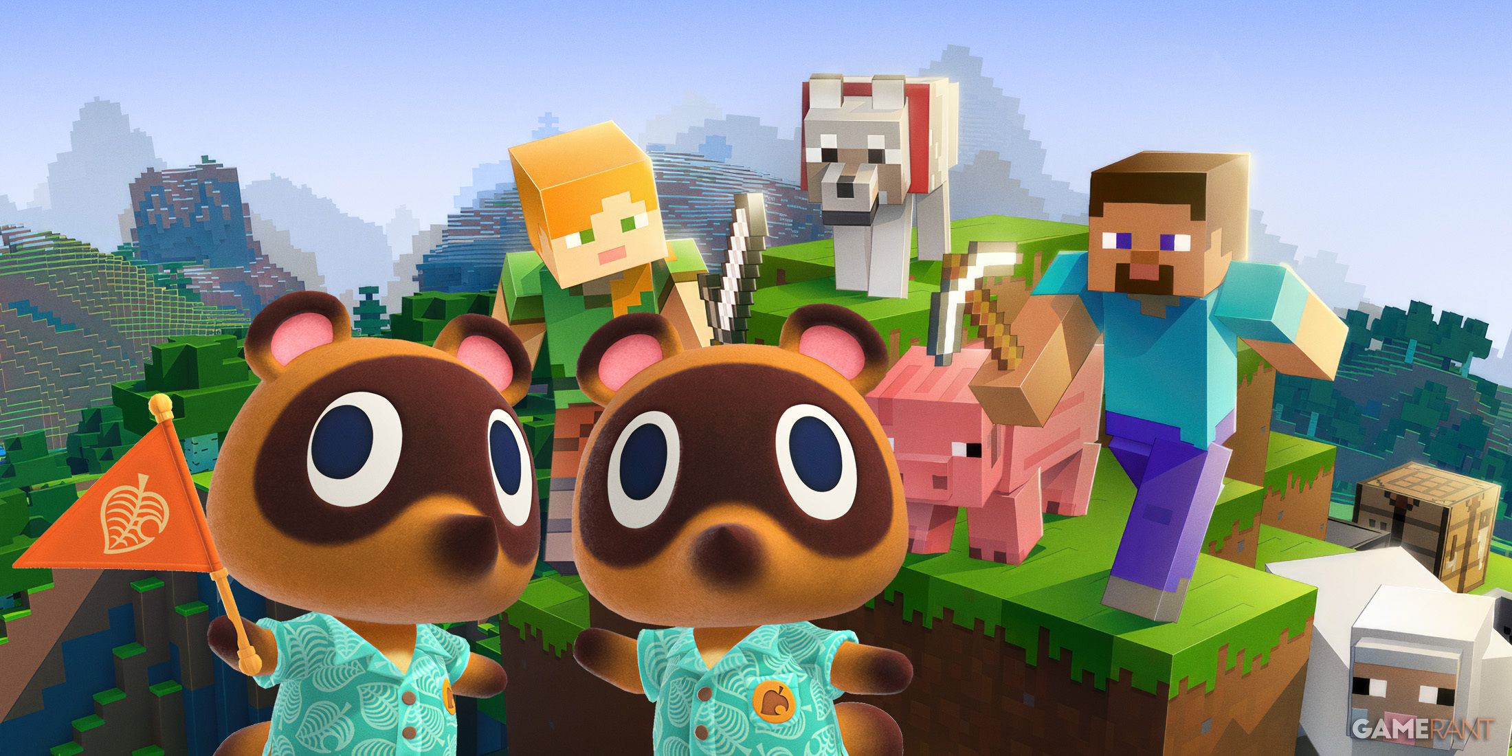 Un DLC demuestra que Minecraft y Animal Crossing serían la combinación perfecta