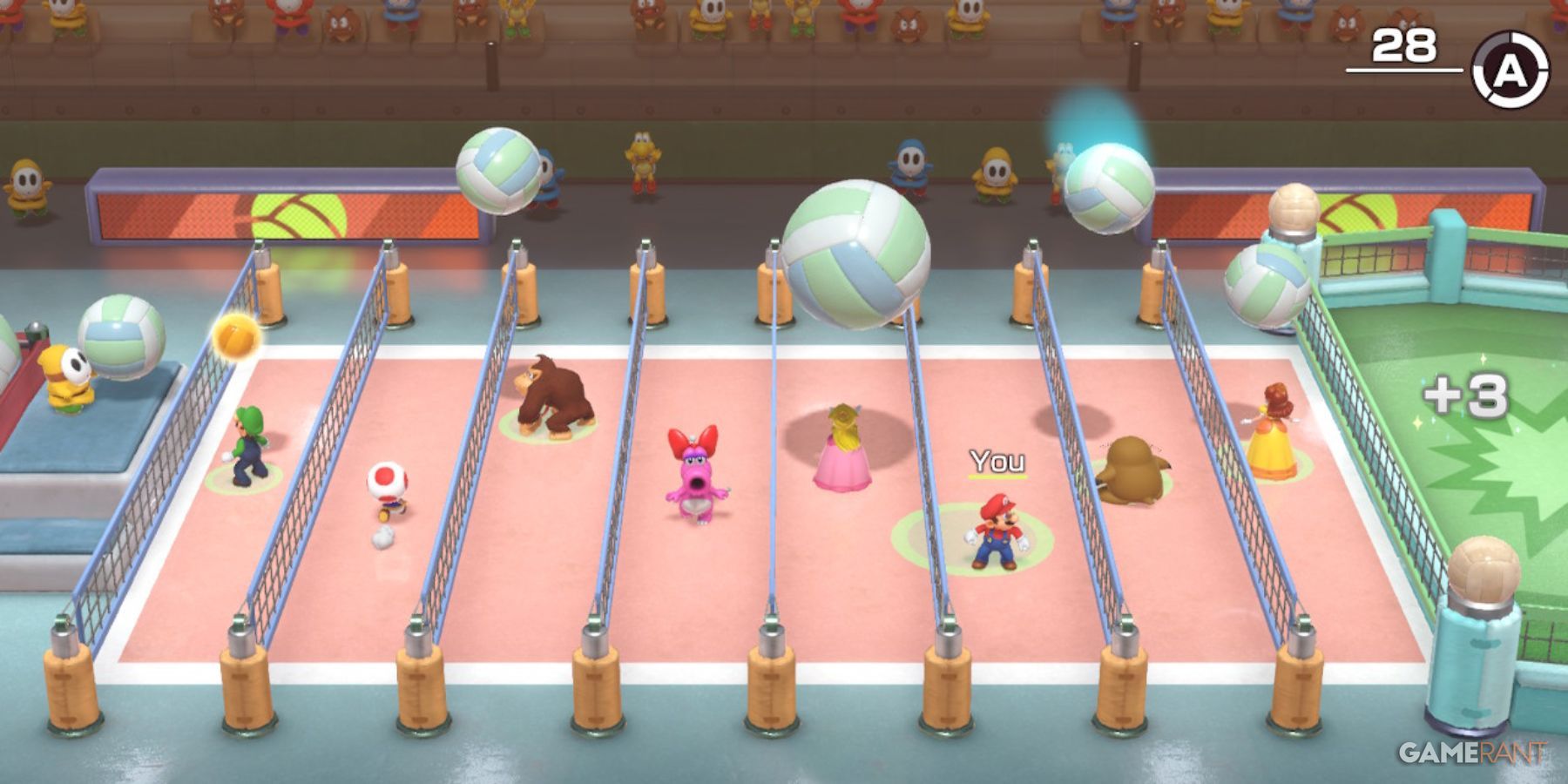 Ball Volley in Super Mario Party Jamboree