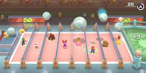 Ball Volley in Super Mario Party Jamboree