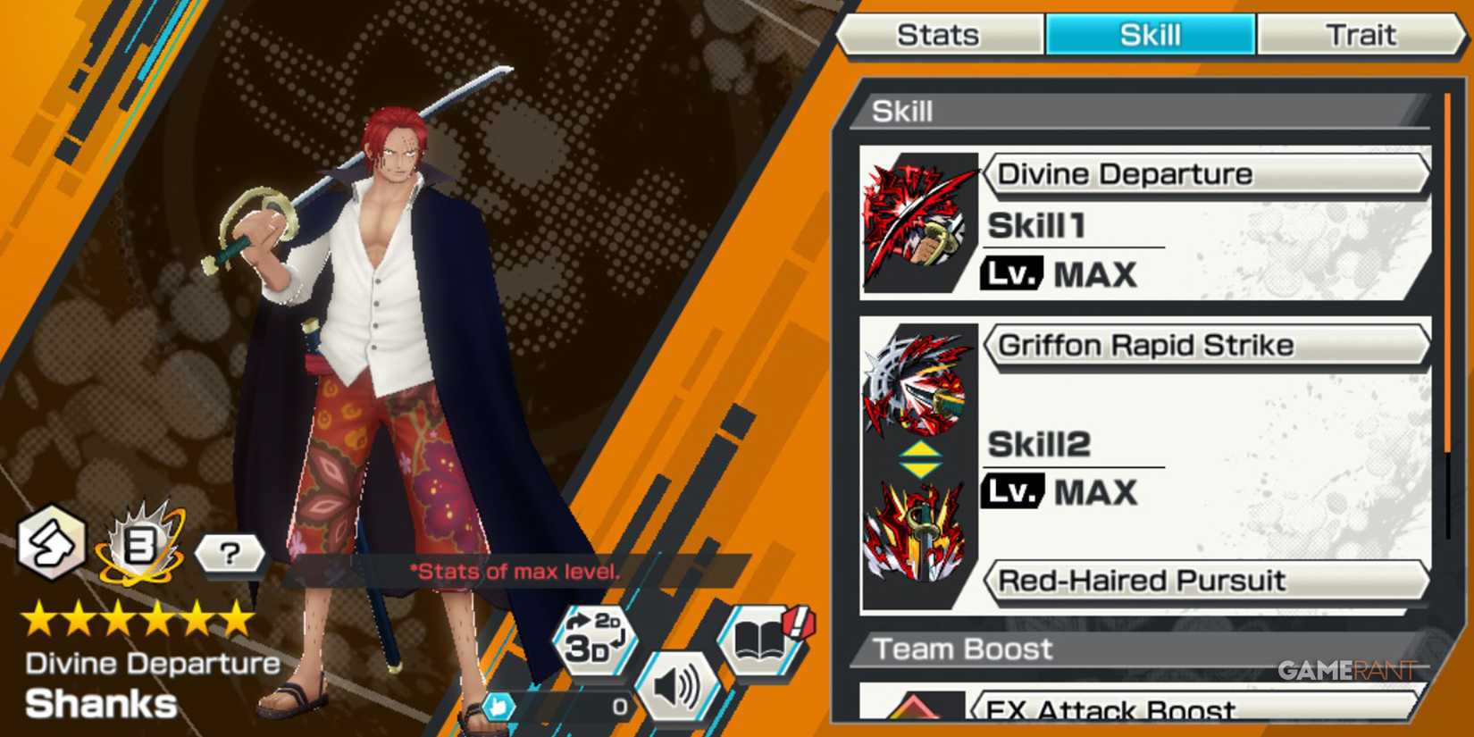 Best Runners in One Piece Bounty Rush Shanks Divine Departure