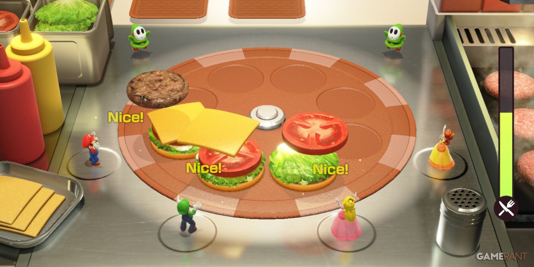 Burger Builders in Super Mario Party Jamboree