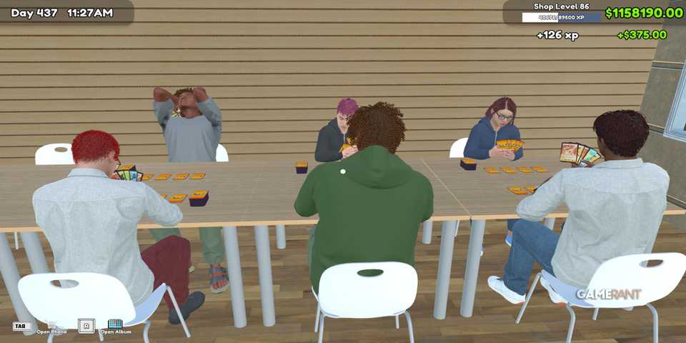 Card Table Hub In TCG Card Shop Simulator