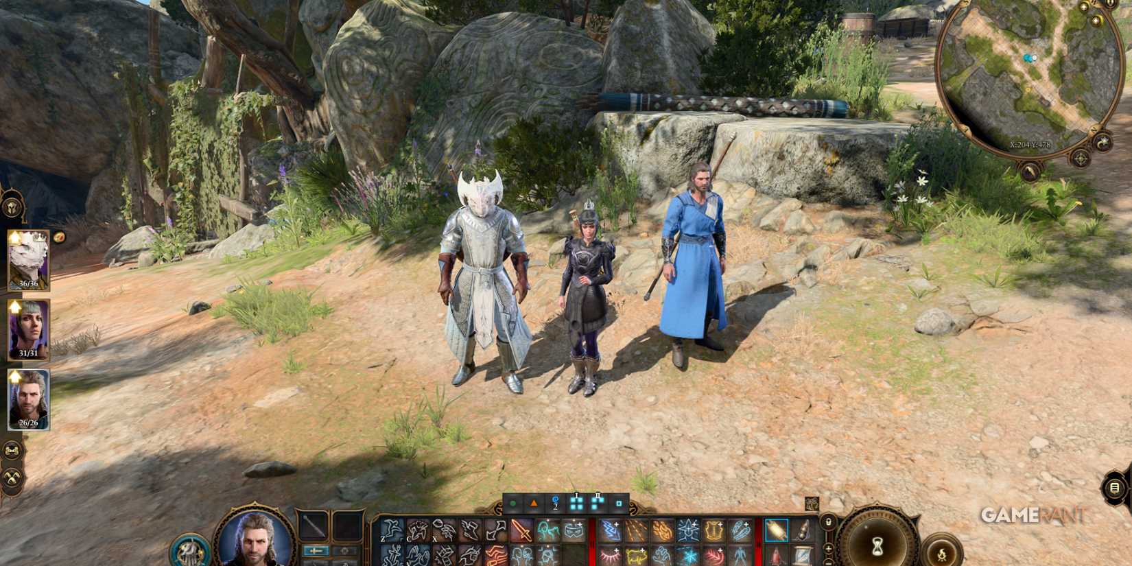 Colors of Faerun in Baldur's Gate 3 console mod