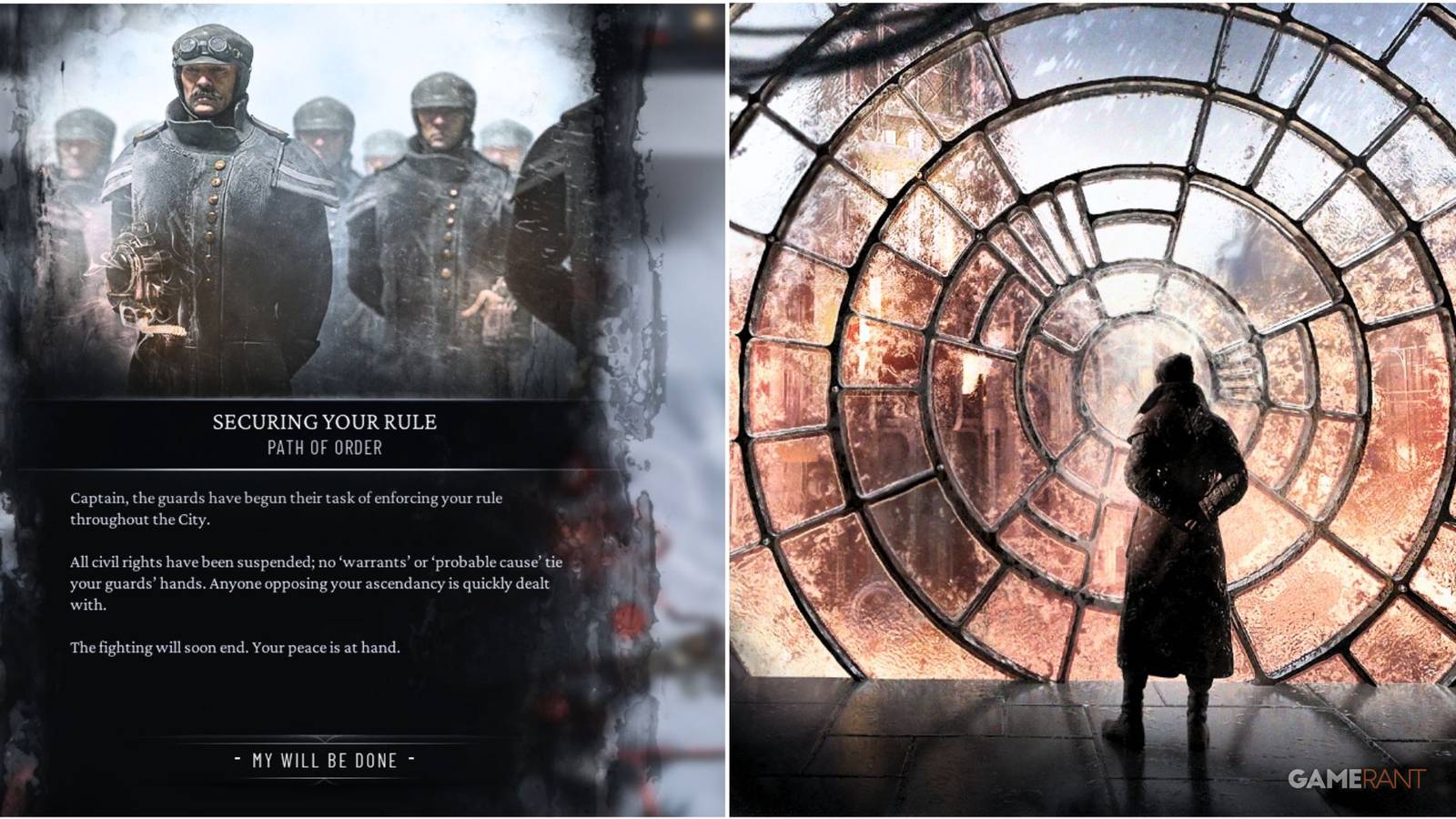 Featured image for Frostpunk 2 showcasing gameplay screenshots.