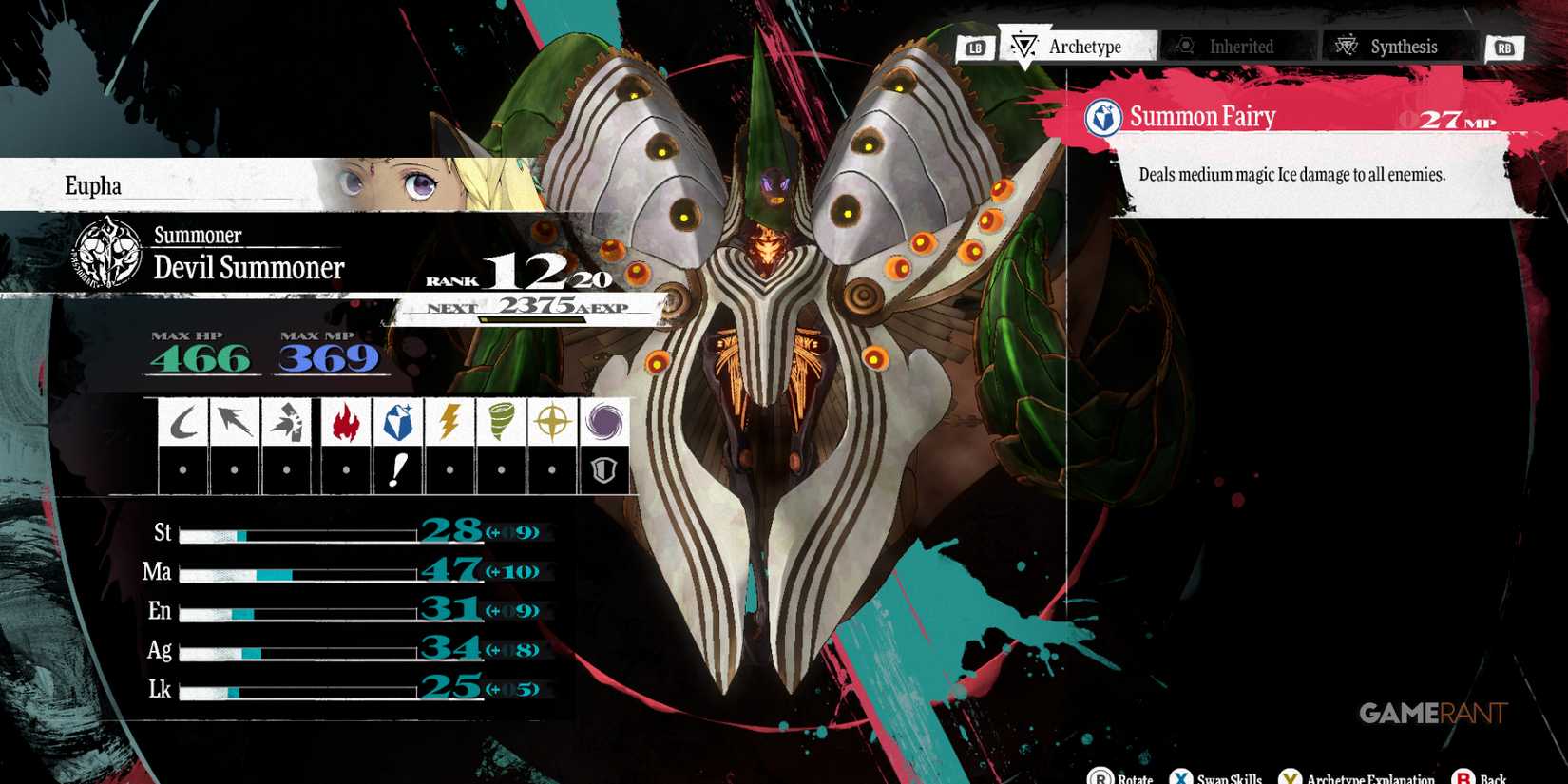 Devil Summoner in Metaphor ReFantazio