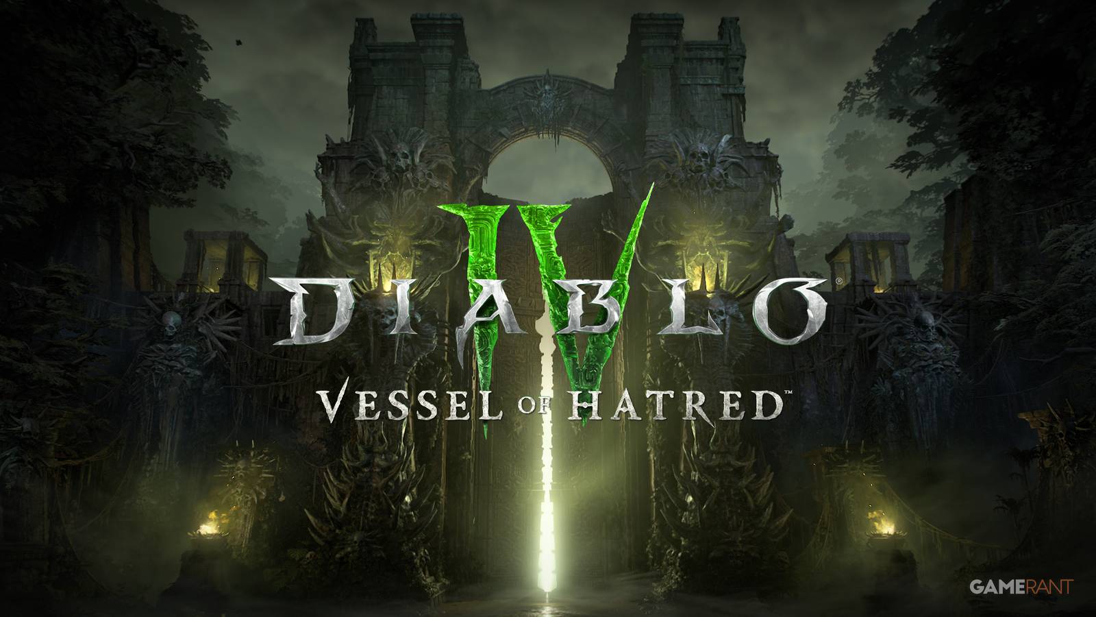 Diablo 4 Vessel of Hatred gate with logo