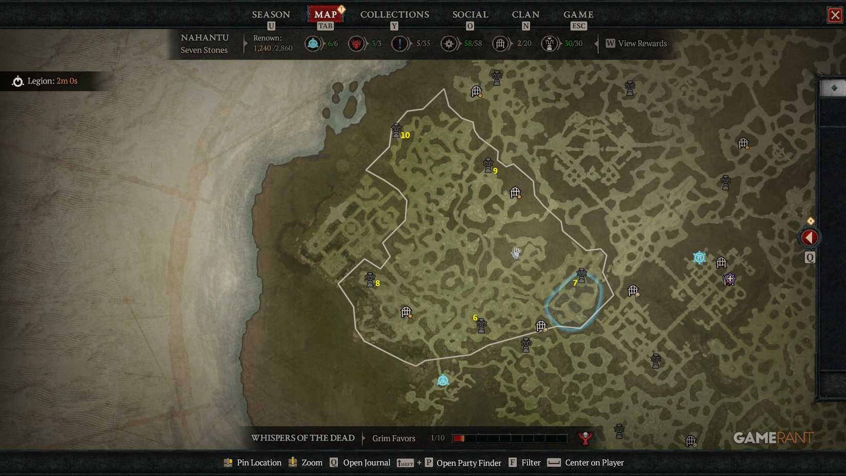 diablo 4 vessel of hatred tenets seven stones map