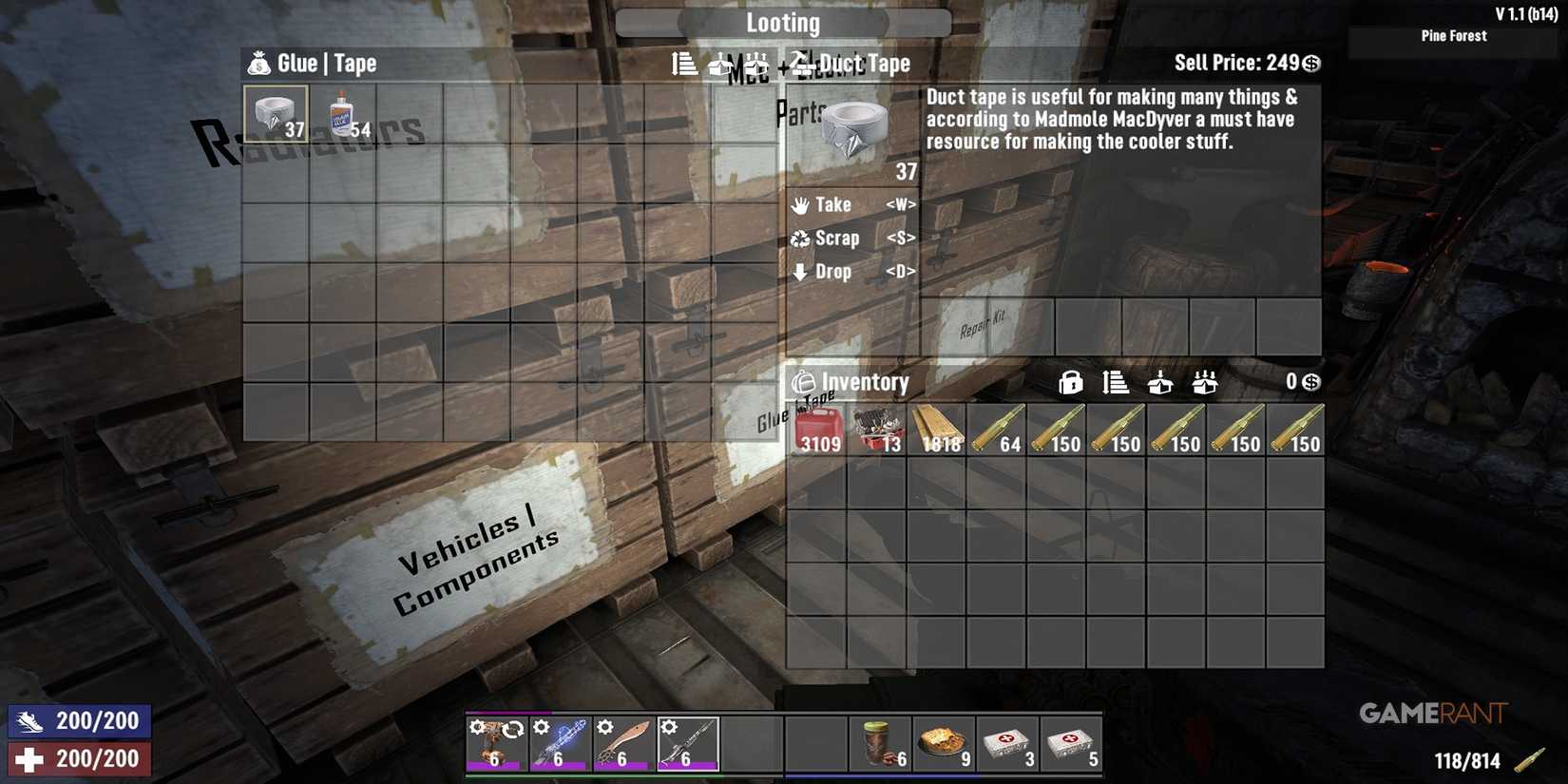 Duct Tape In 7 Days To Die