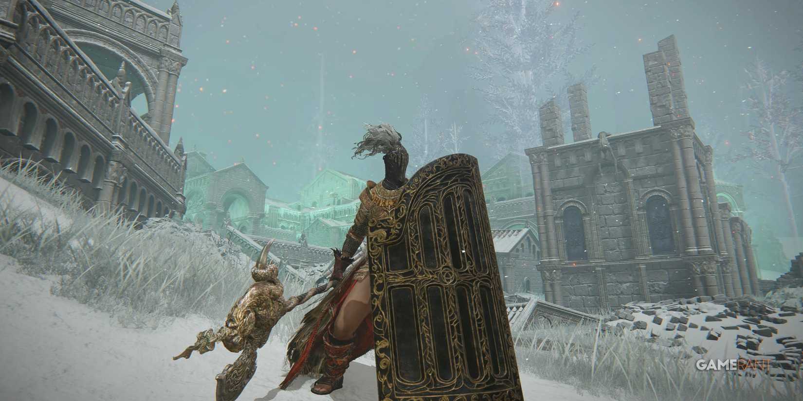 Elden Ring SOTE Black Steel Greatshield