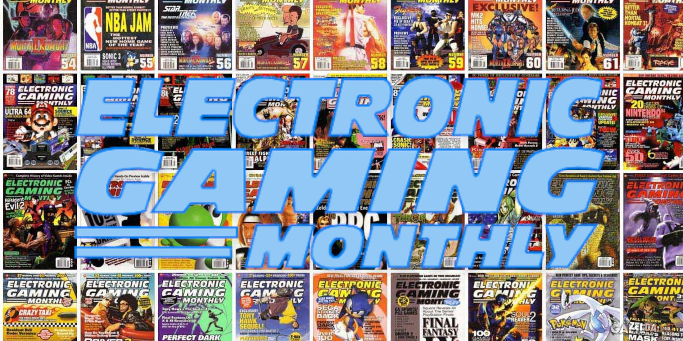 electronic gaming monthly magazines and logo