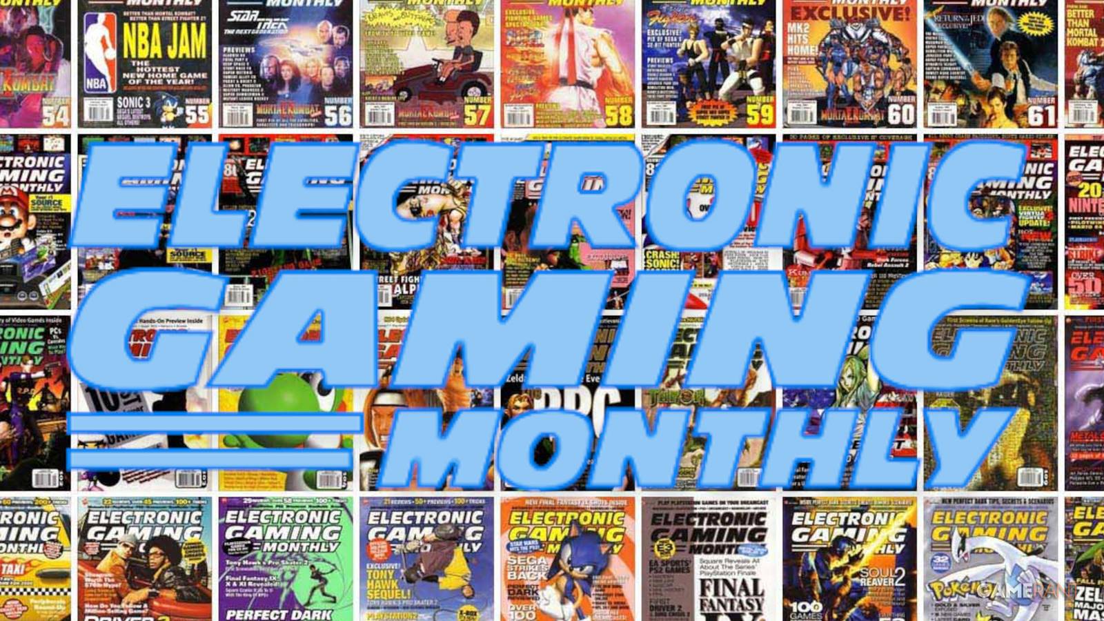 electronic gaming monthly magazines and logo