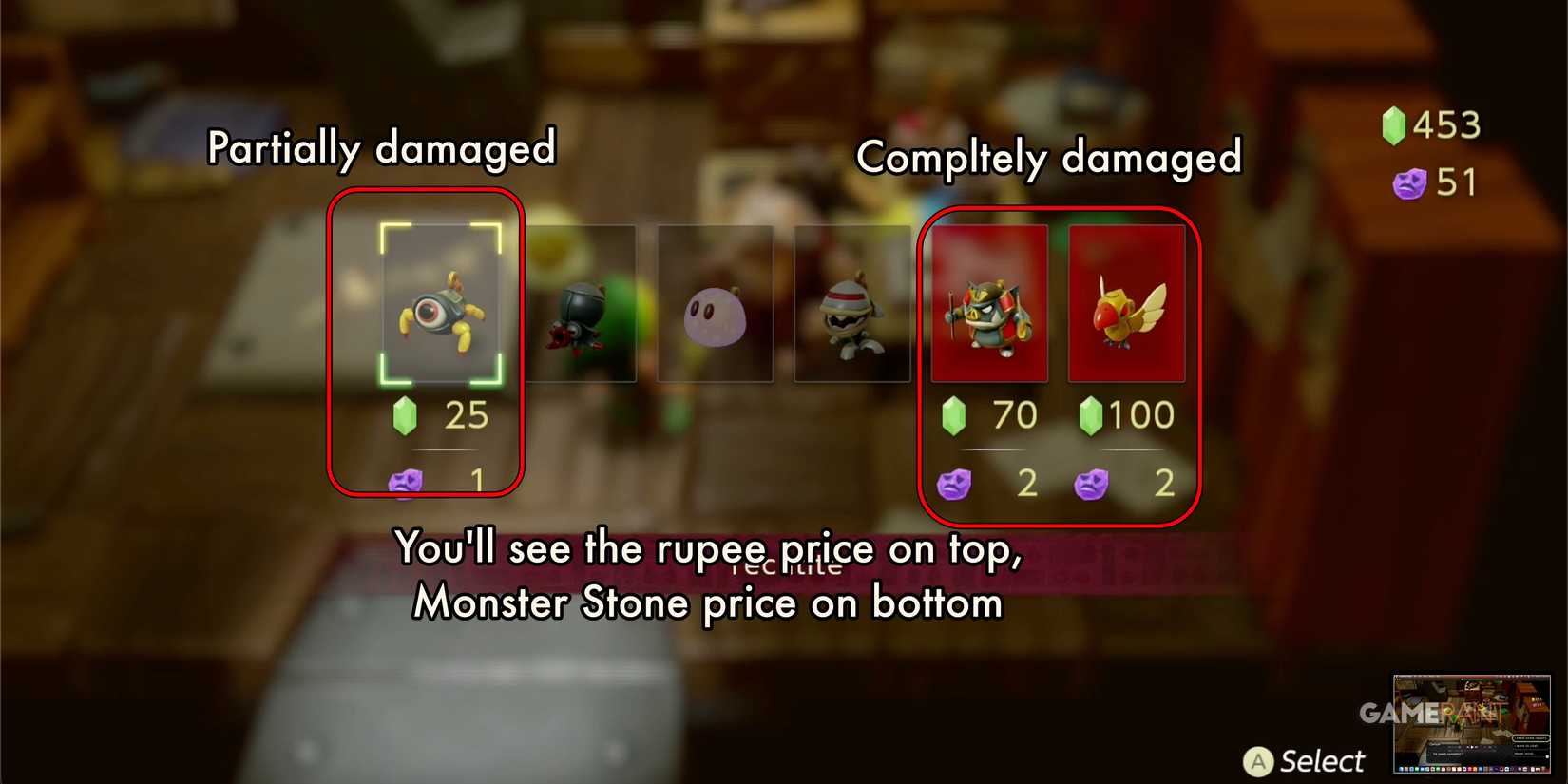 EoW-Monster-Stone-Repair-Menu-Options
