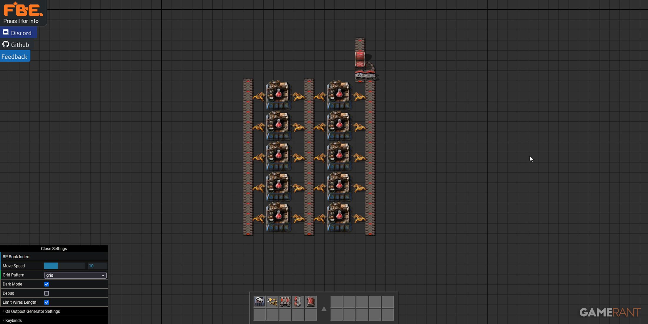 Creating a new Blueprint with Factorio Blueprint Editor