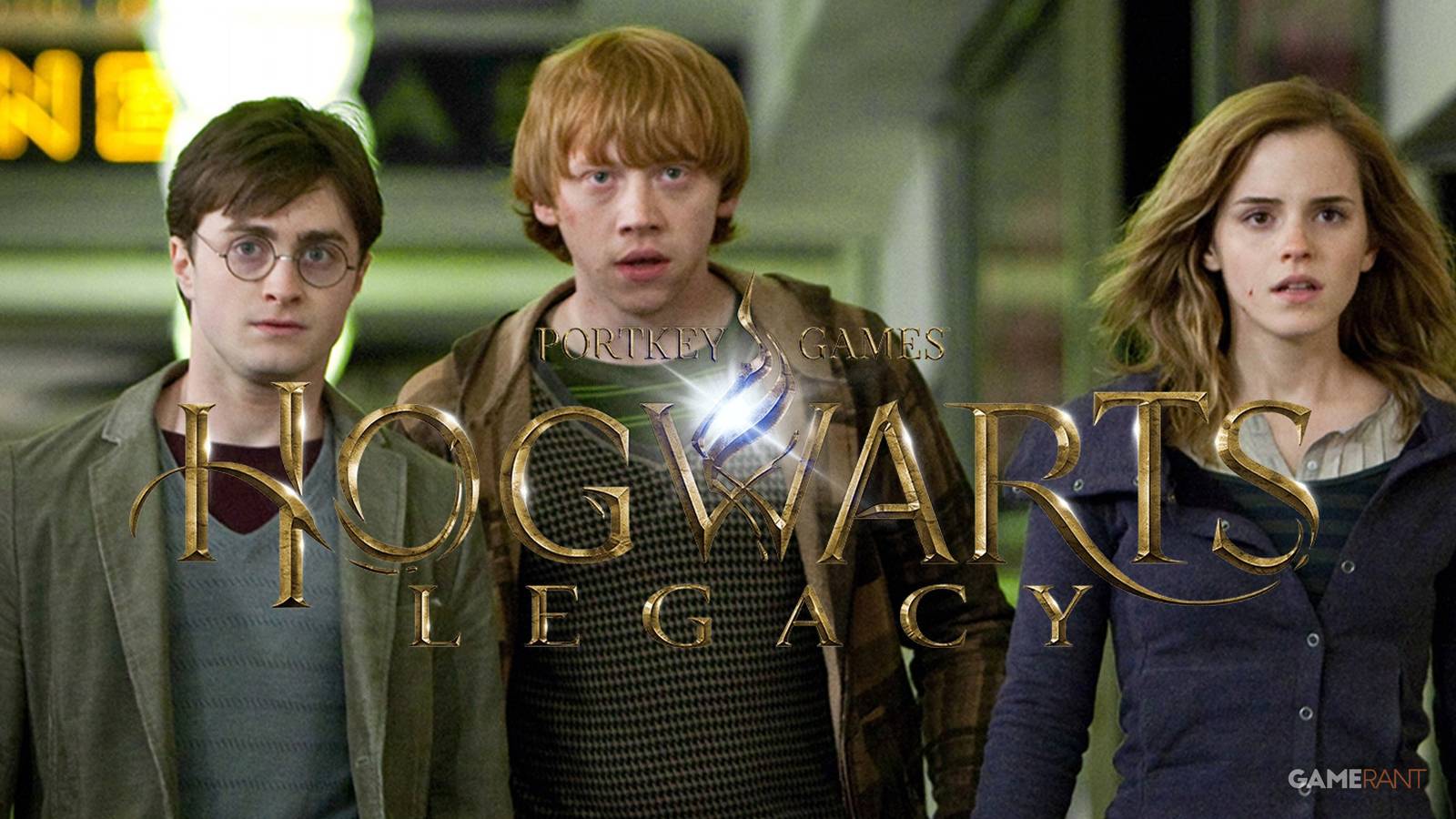 harry potter hogwarts legacy ron hermione deathly hallows part 1