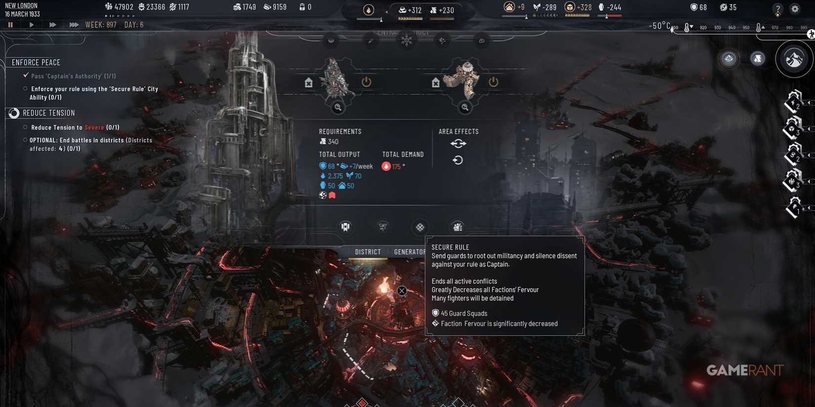 Frostpunk 2 - Enforce Captain's Rule