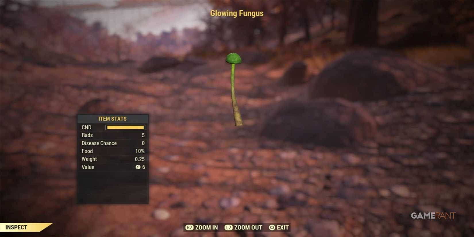 Glowing Fungus In Fallout 76