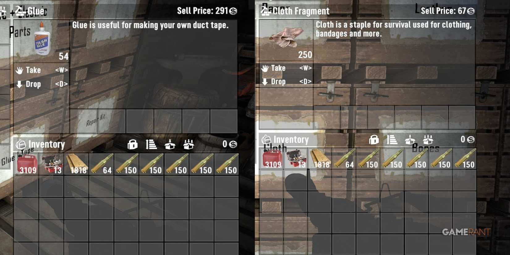 Glue And Cloth In 7 Days To Die