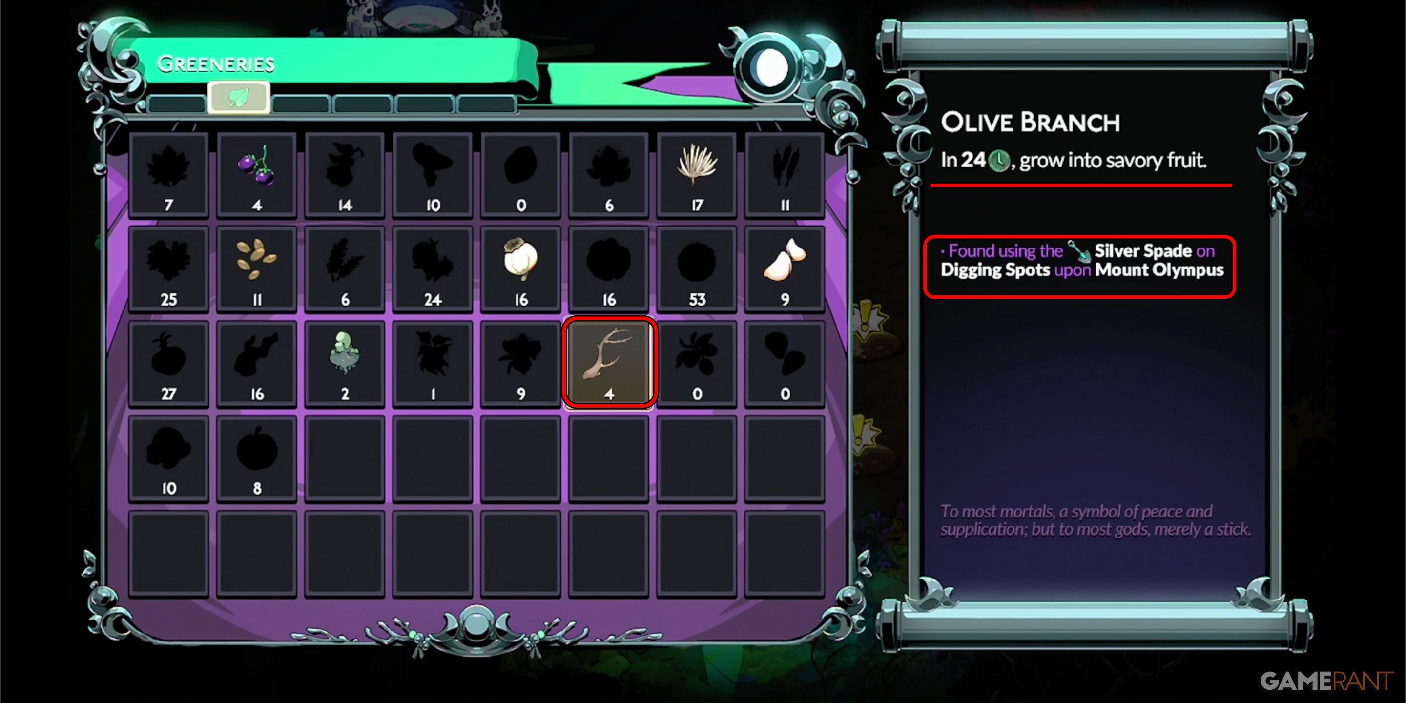 How to Get Olive Branches in Hades 2