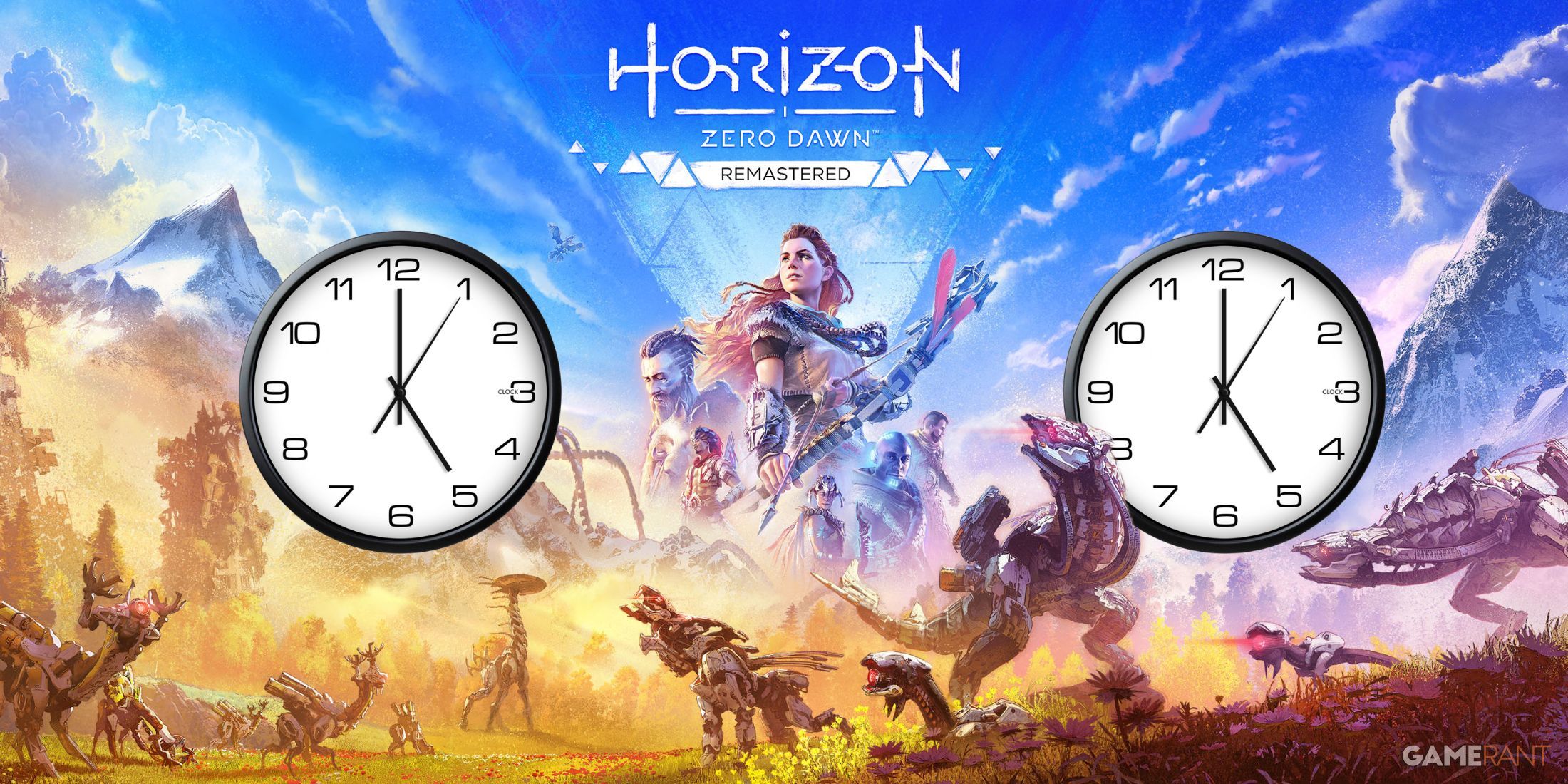 Horizon Zero Dawn Remastered Reveals Global Release Times