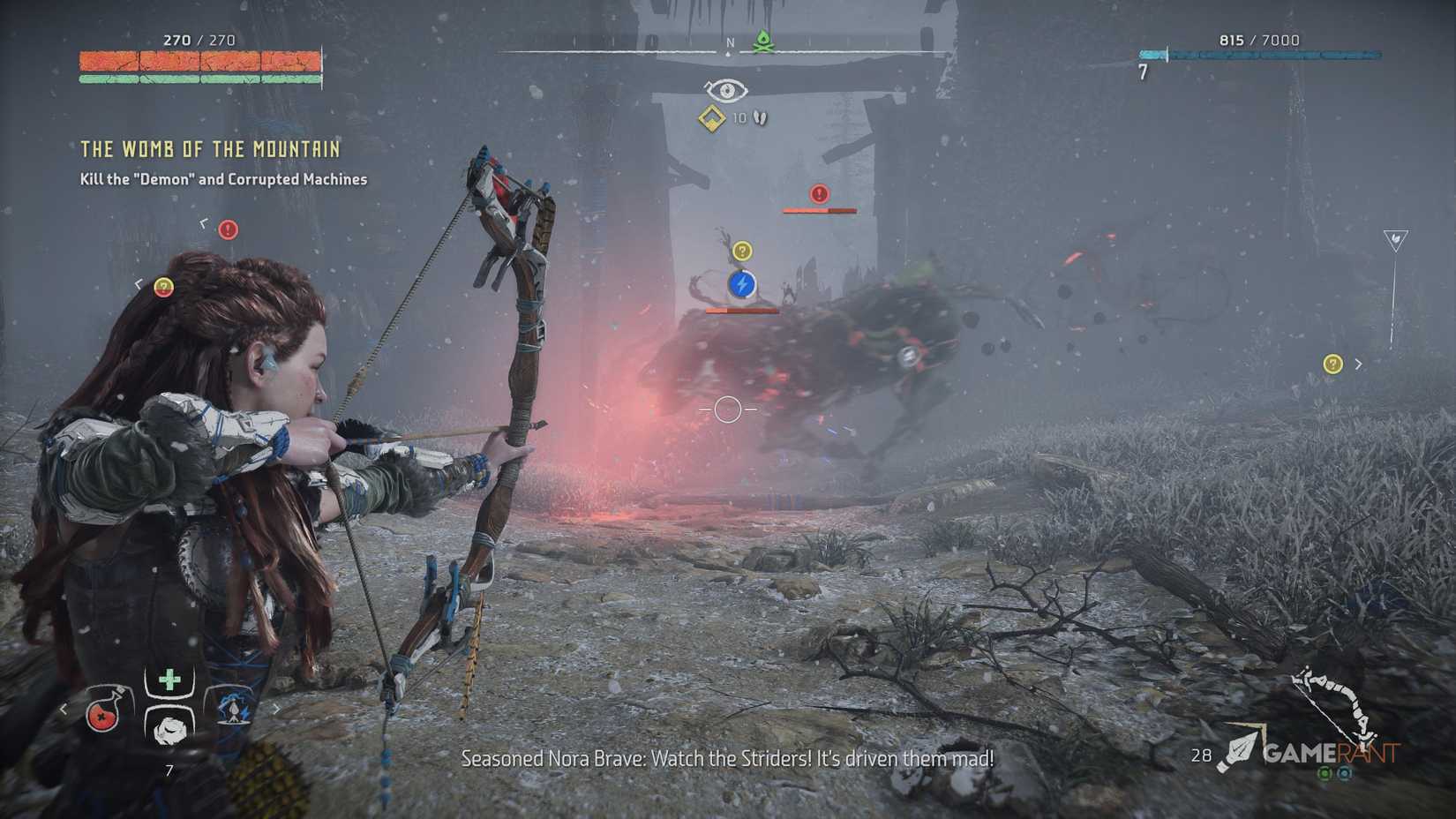 horizon zero dawn remastered the womb of the mountain walkthrough 4