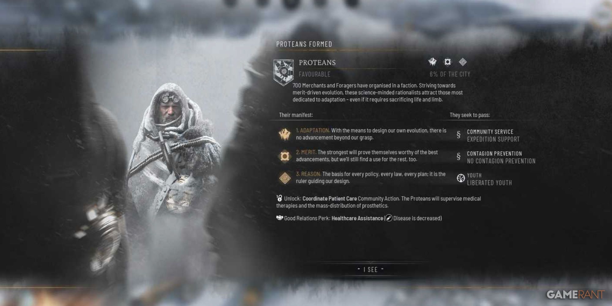 Лучшие фракции строителей утопии в Frostpunk 2