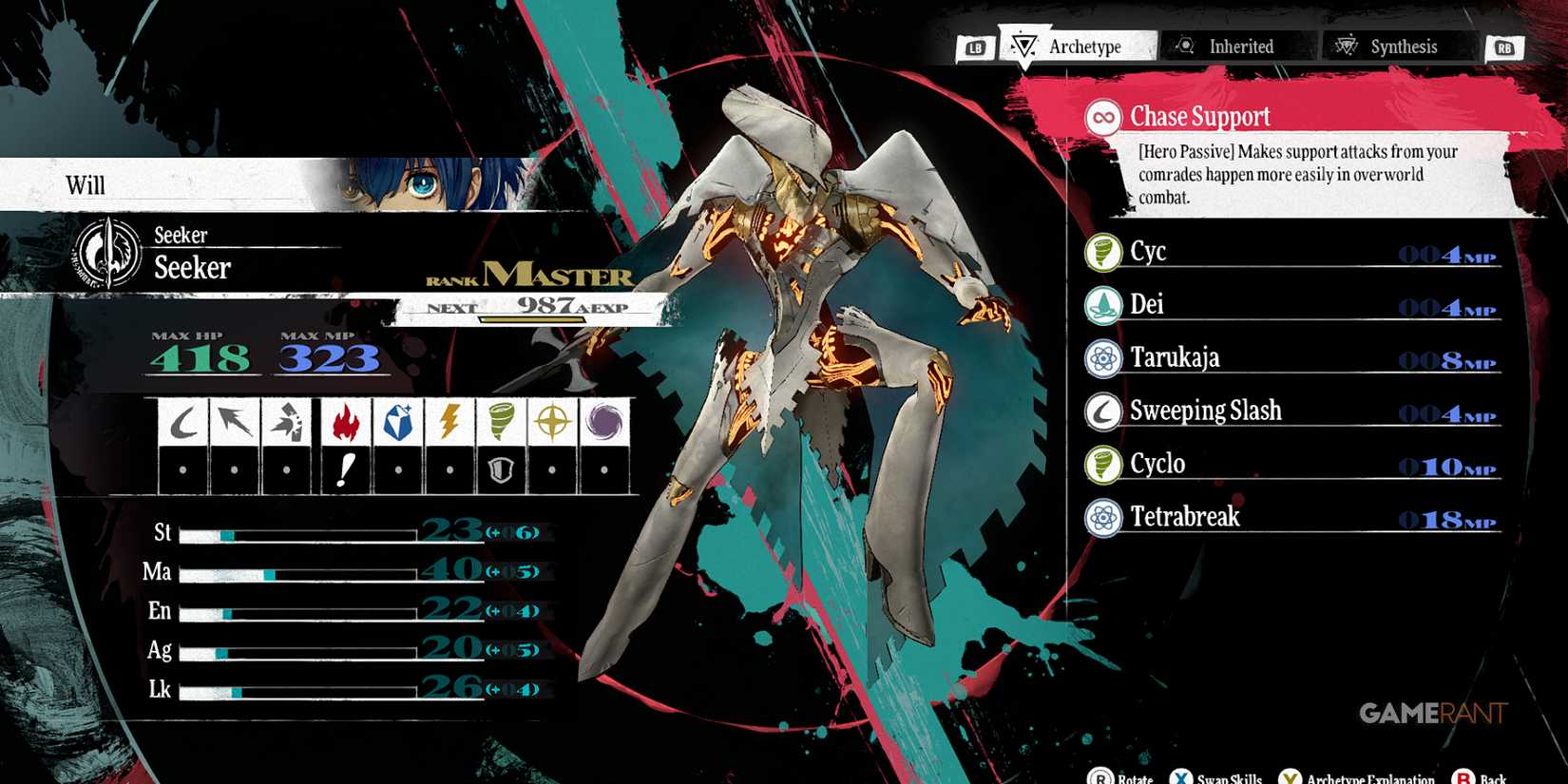 Increases ally support attacks in overworld combat in Metaphor ReFantazio