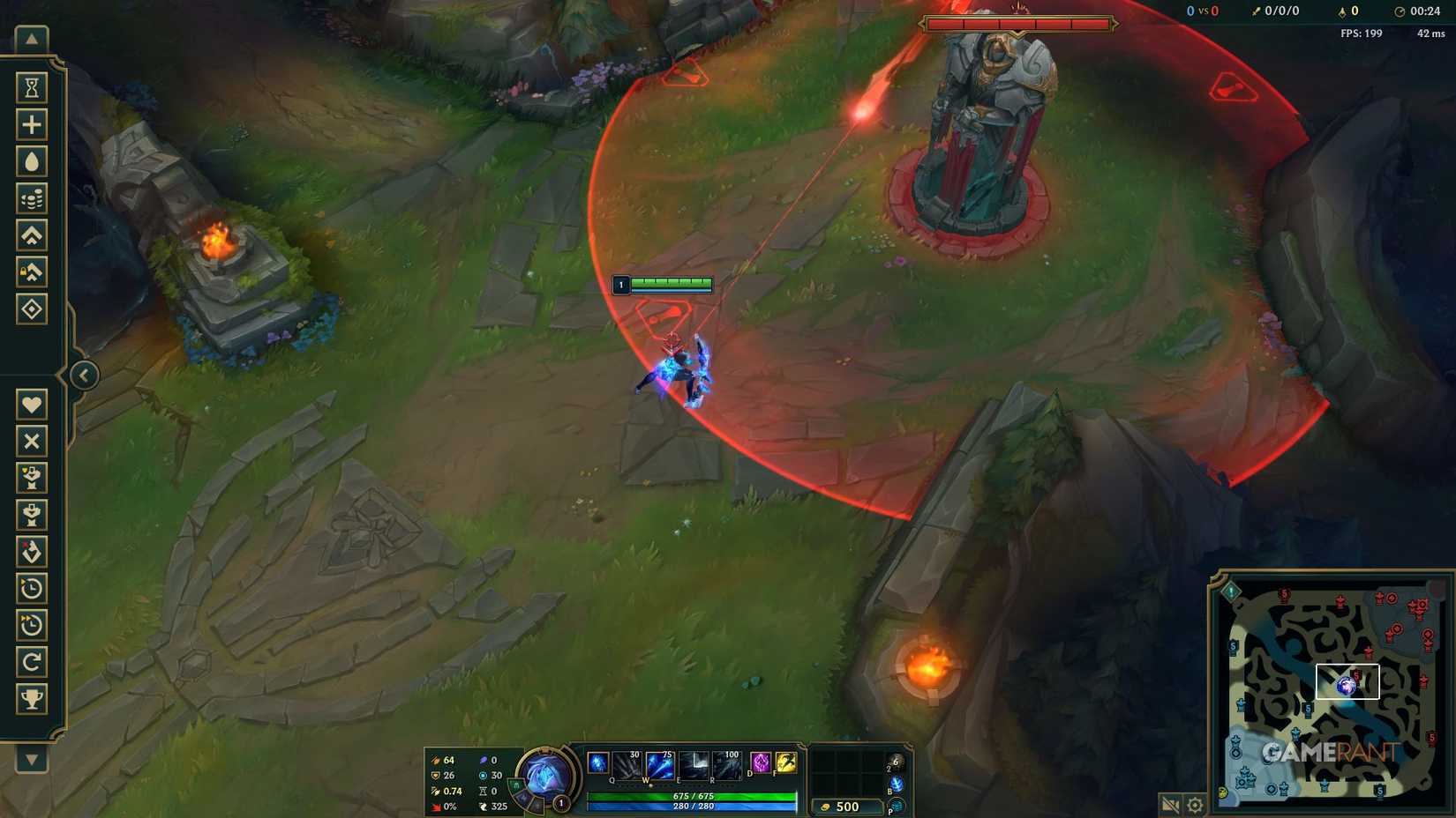 League of Legends Turret Aggro