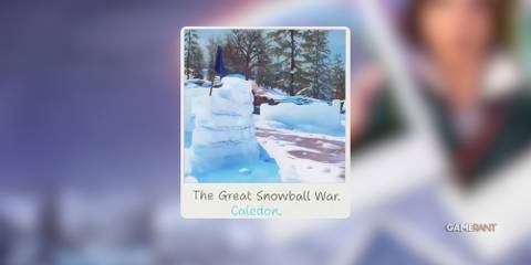 Life Is Strange ch2 Polaroids 2 Snowball War