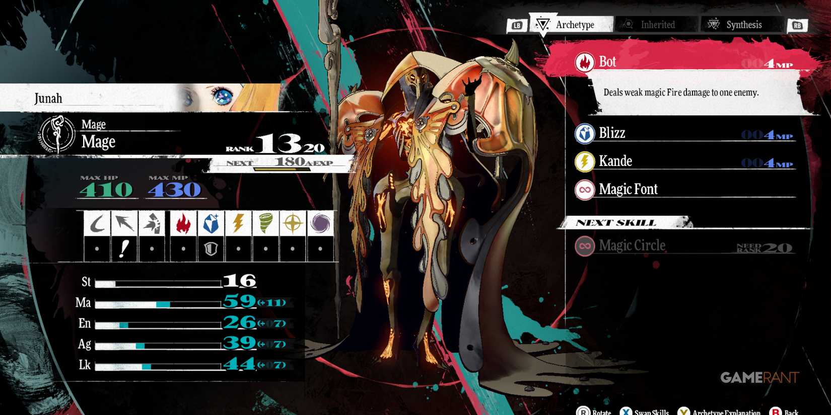 Mage, one of the best archetypes for Junah in Metaphor ReFantazio-1