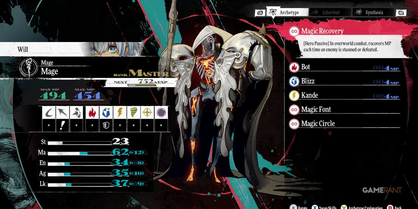 Mage, one of the best archetypes for protagonist in Metaphor ReFantazio