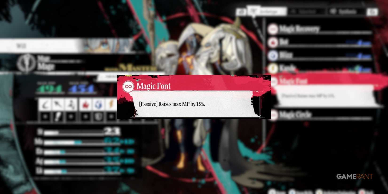 Magic Font, one of the best skills to inherit in Metaphor ReFantazio