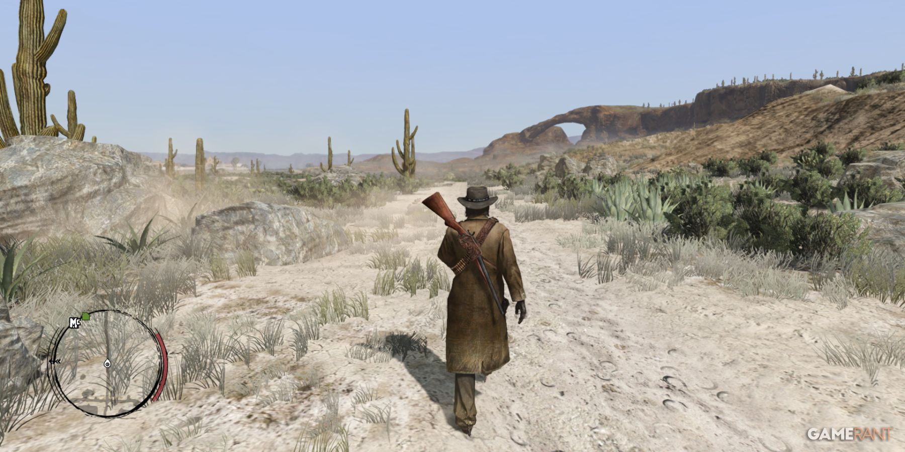 map exploring in Red Dead Redemption