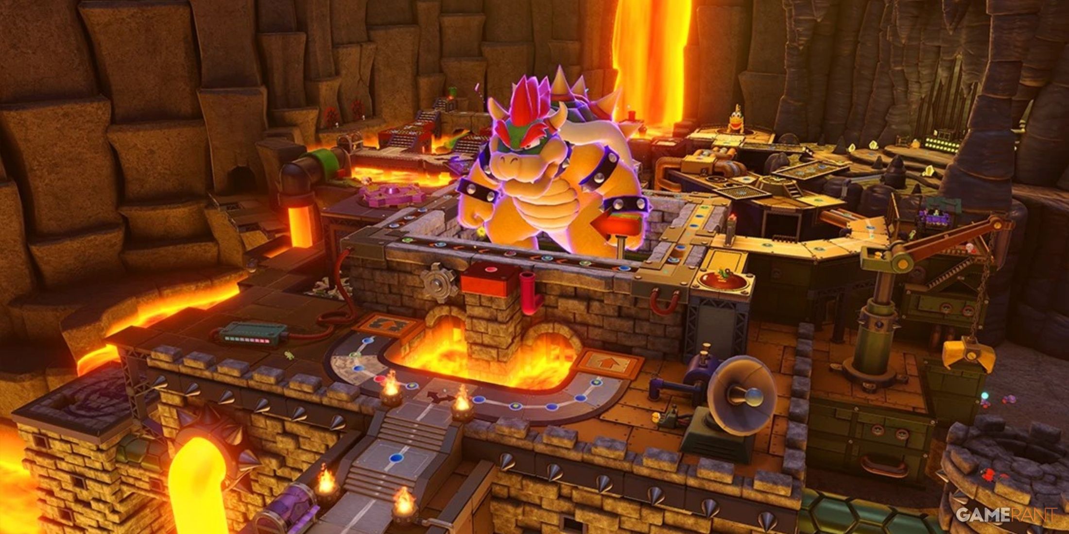 bowsers keep map layout with bowser